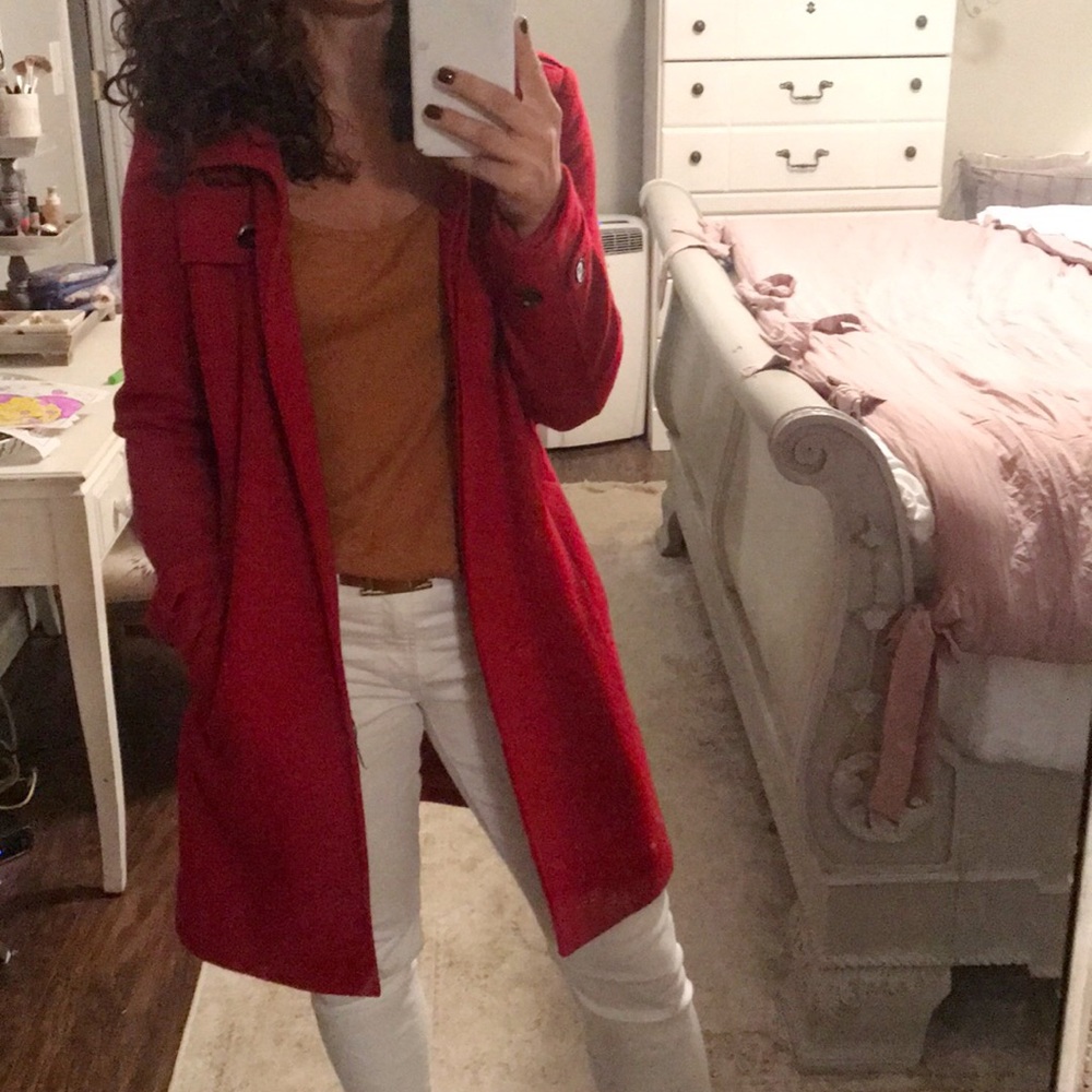 Red NY&co coat
